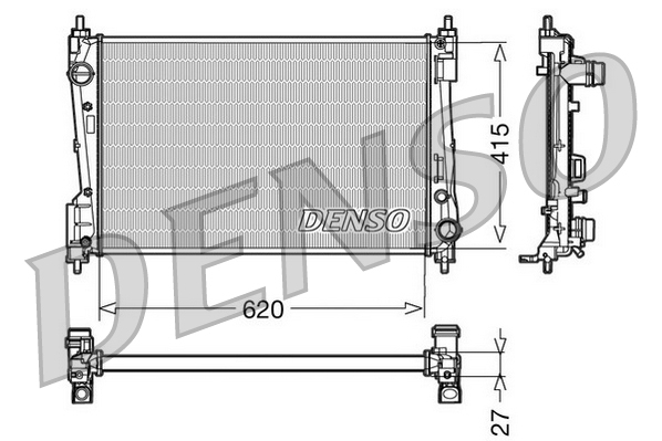 Radiateur Denso DRM09110