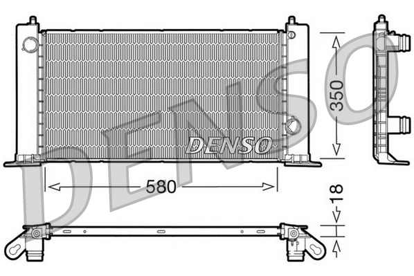 Radiateur Denso DRM09121