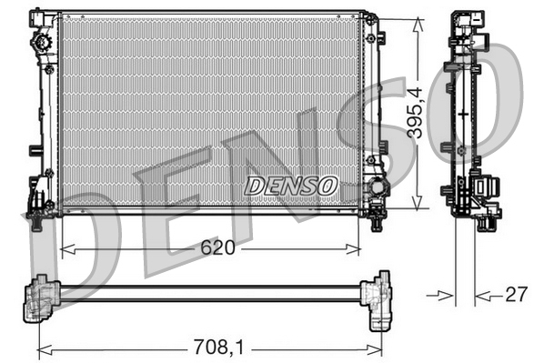 Radiateur Denso DRM09163