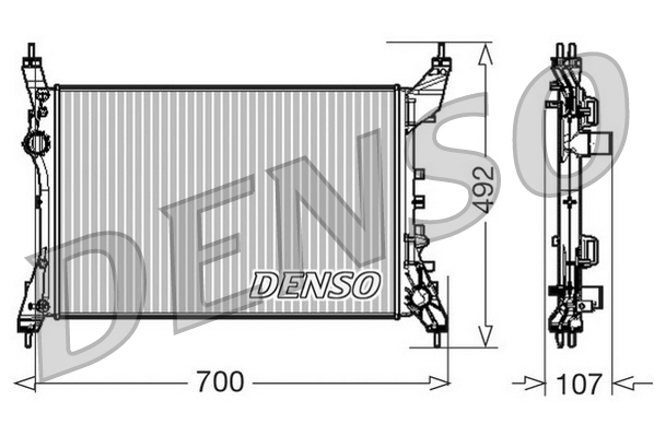 Radiateur Denso DRM09170