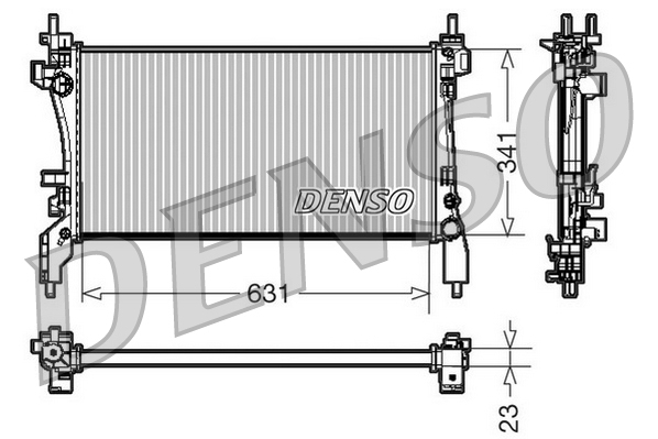 Radiateur Denso DRM09172