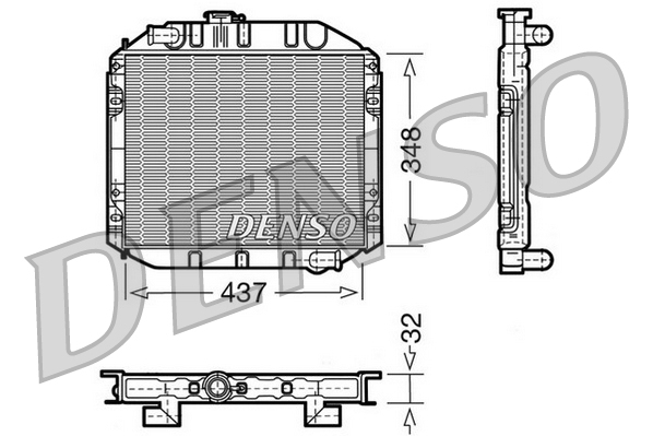 Radiateur Denso DRM10001