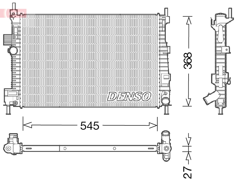 Radiateur Denso DRM10009