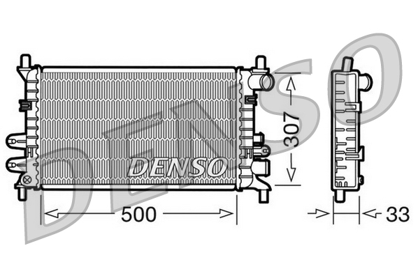 Radiateur Denso DRM10027