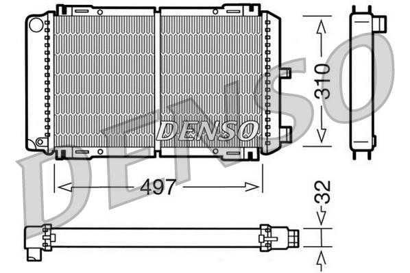 Radiateur Denso DRM10031