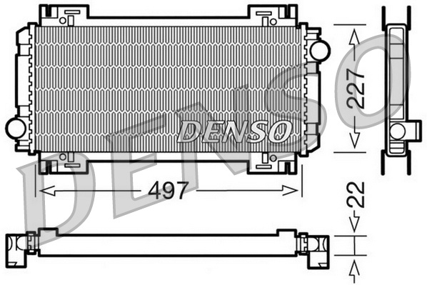 Radiateur Denso DRM10032