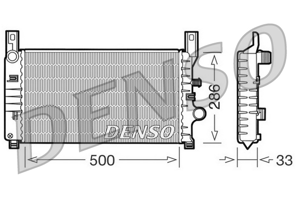 Radiateur Denso DRM10034