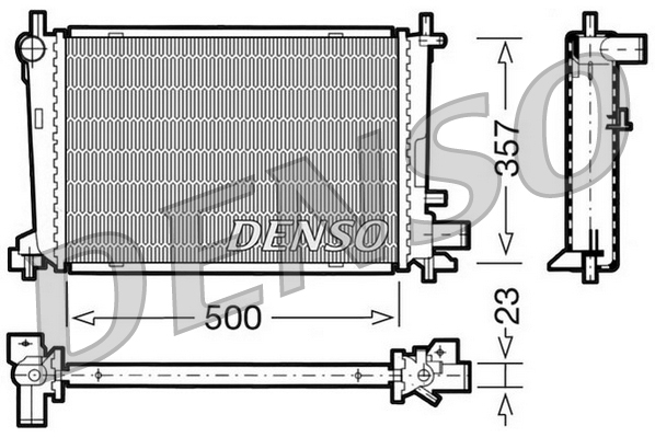 Radiateur Denso DRM10038