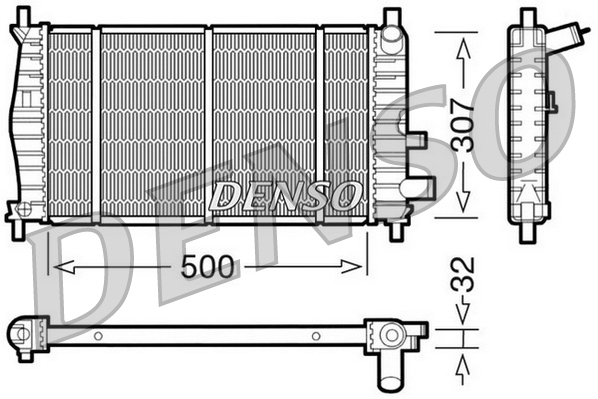 Radiateur Denso DRM10042