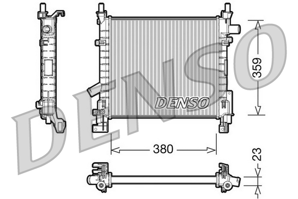 Radiateur Denso DRM10063