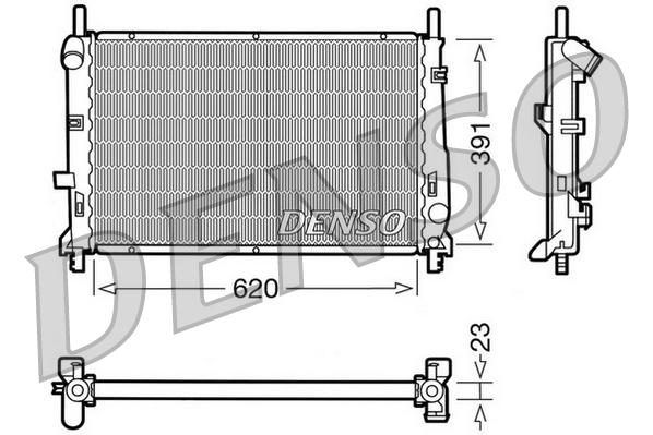 Radiateur Denso DRM10070