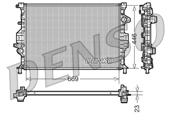 Radiateur Denso DRM10077