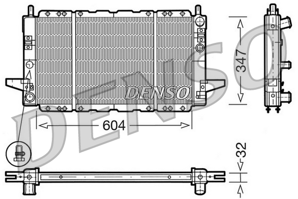 Radiateur Denso DRM10086