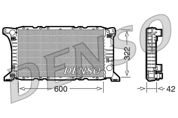 Radiateur Denso DRM10091