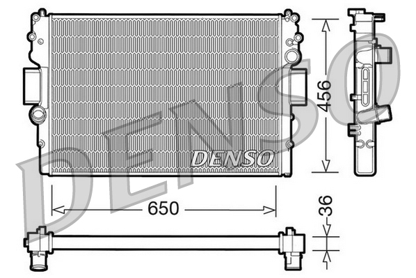 Radiateur Denso DRM12007