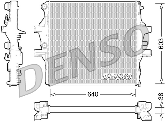 Radiateur Denso DRM12009