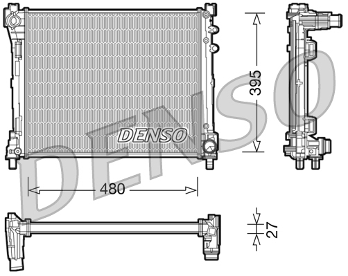 Radiateur Denso DRM13014