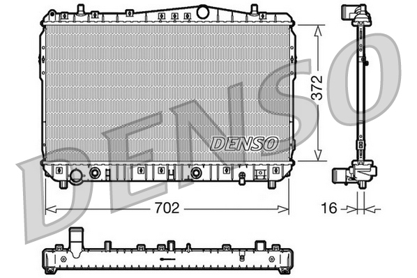 Radiateur Denso DRM15002