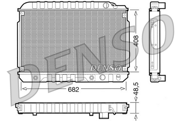 Radiateur Denso DRM17003