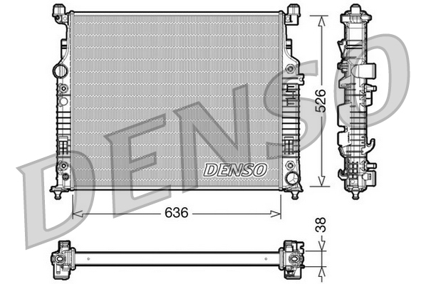 Radiateur Denso DRM17006