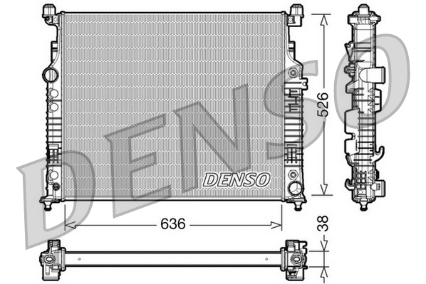 Radiateur Denso DRM17007