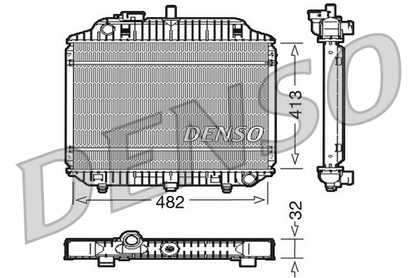 Radiateur Denso DRM17010