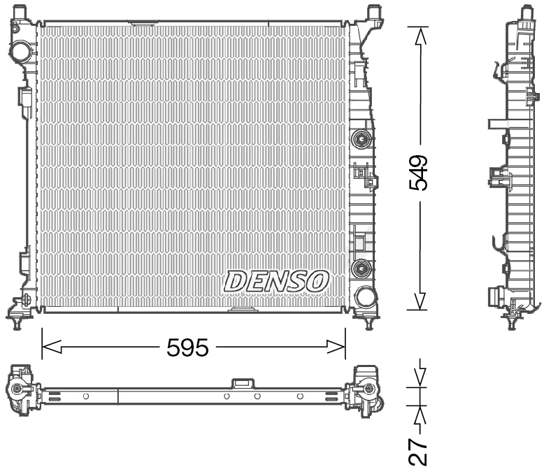 Radiateur Denso DRM17055