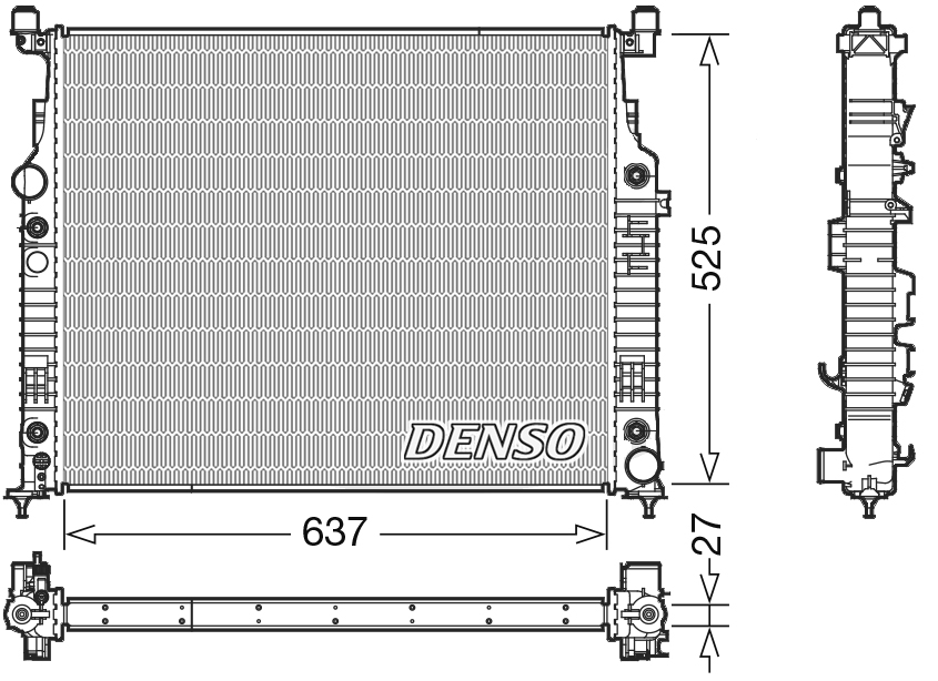 Radiateur Denso DRM17056