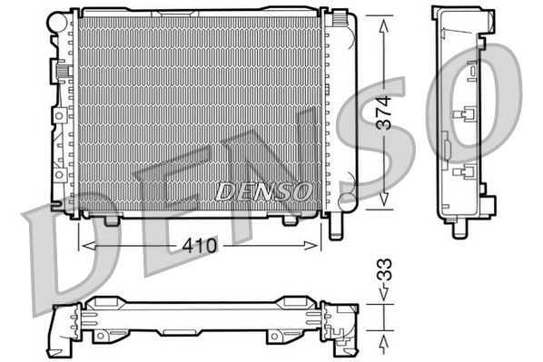 Radiateur Denso DRM17062