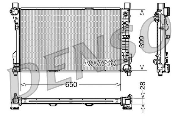 Radiateur Denso DRM17079