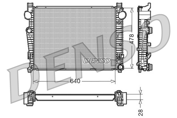 Radiateur Denso DRM17092