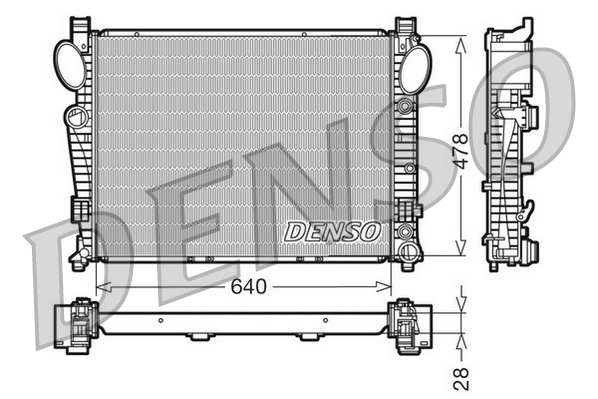 Radiateur Denso DRM17093