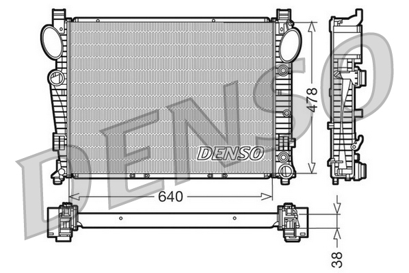 Radiateur Denso DRM17094