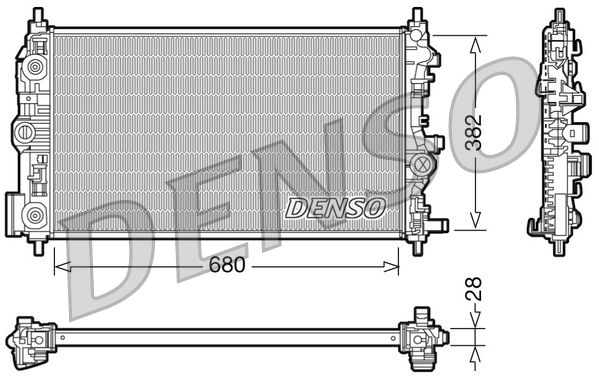 Radiateur Denso DRM20009