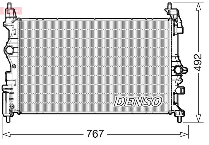 Radiateur Denso DRM20019