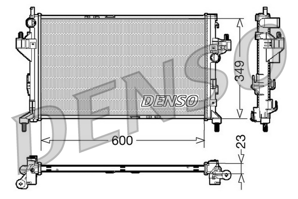 Radiateur Denso DRM20045