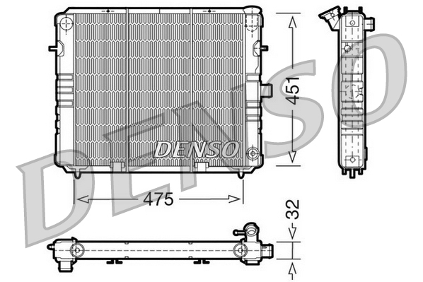 Radiateur Denso DRM20074