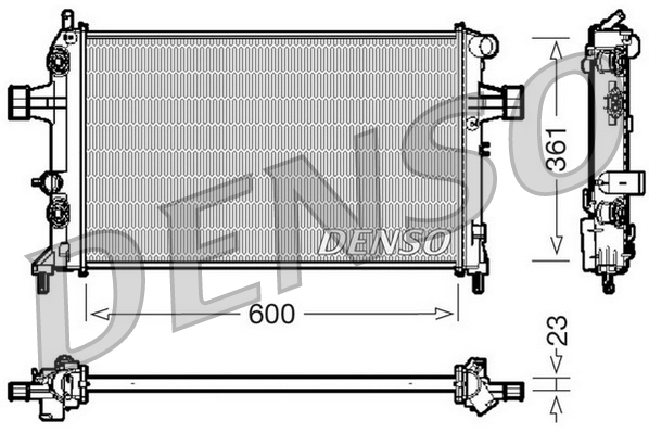 Radiateur Denso DRM20086