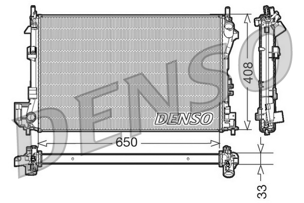 Radiateur Denso DRM20087