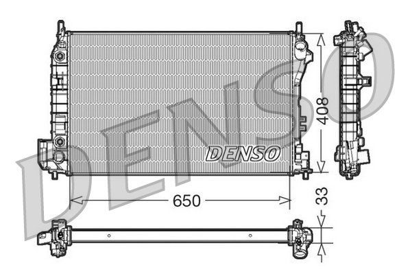 Radiateur Denso DRM20089