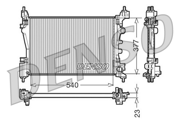 Radiateur Denso DRM20095