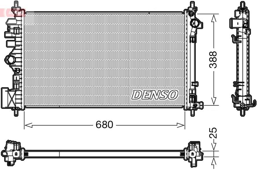 Radiateur Denso DRM20107