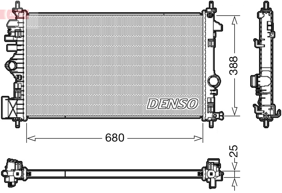 Radiateur Denso DRM20109