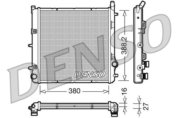 Radiateur Denso DRM21005