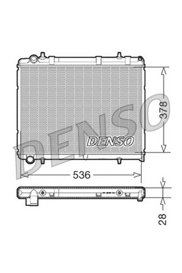 Radiateur Denso DRM21035