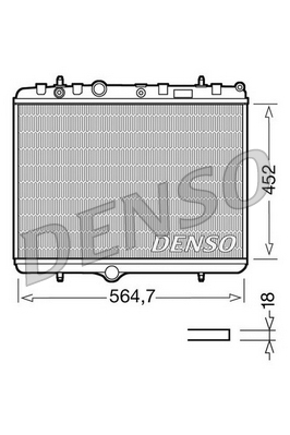 Radiateur Denso DRM21055