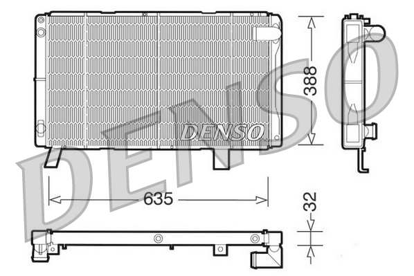 Radiateur Denso DRM21072