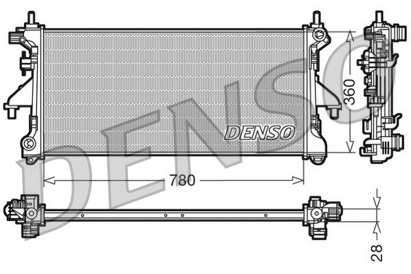 Radiateur Denso DRM21101