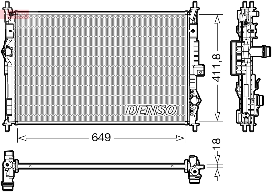 Radiateur Denso DRM21103