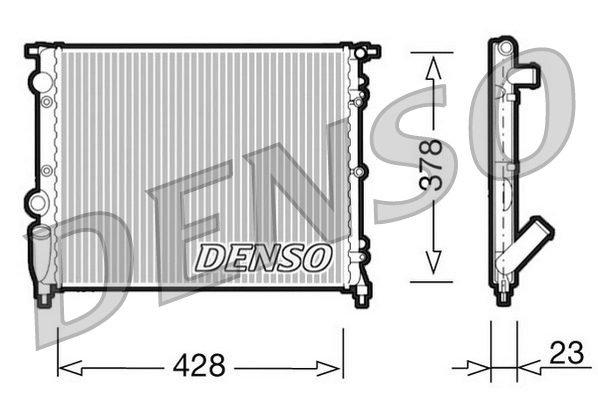 Radiateur Denso DRM23001